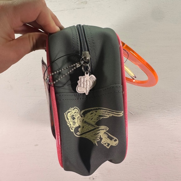 VERY RARE Vintage VTG y2k 2001 HP Harry Potter Winged Key Neon Sparkle Purse Bag - Picture 8 of 8